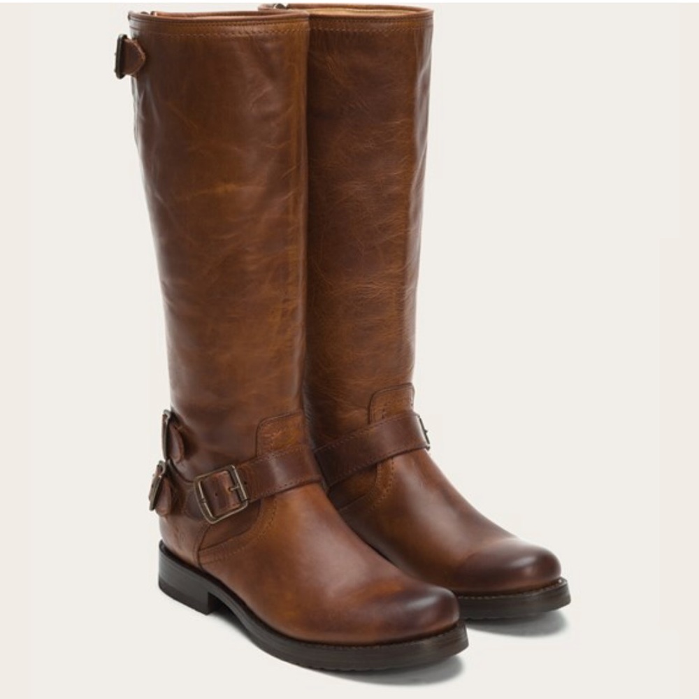 FRYE Brown Veronica Boots